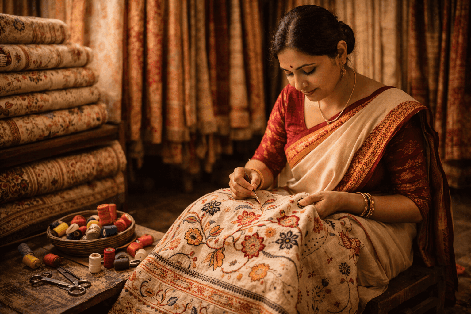 The Art of Handwoven Sarees: A Timeless Tradition